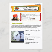 Invitation ‘Just a Kiss’ Painting on a Small-Scale Print  (Dos)