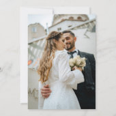 Invitation Just Married Vintage Car Reception Celebration | (Dos)