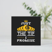 Invitation Just The Tip I Promise Billard (Debout devant)