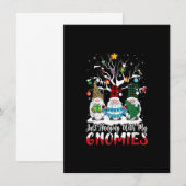 Invitation Juste à traîner avec mes gnomes de compagnie Gnome (Devant / Derrière)