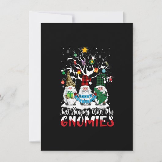 Invitation Juste à traîner avec mes gnomes de compagnie Gnome (Devant)