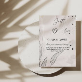 Invitation Juste aimer Mariage élégant