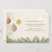 Invitation Juste Amour Mariage Fuite de Noces Fête (Dos)