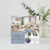 Invitation Juste listé | Flyer immobilier (Debout devant)