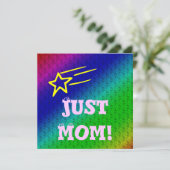 Invitation Juste Maman Superstar (Debout devant)