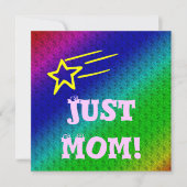 Invitation Juste Maman Superstar (Devant)