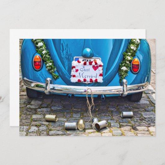 Invitation Juste marié (Devant / Derrière)