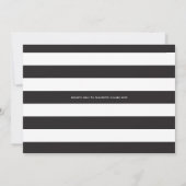 Invitation Juste marié | Fête de mariage (Dos)