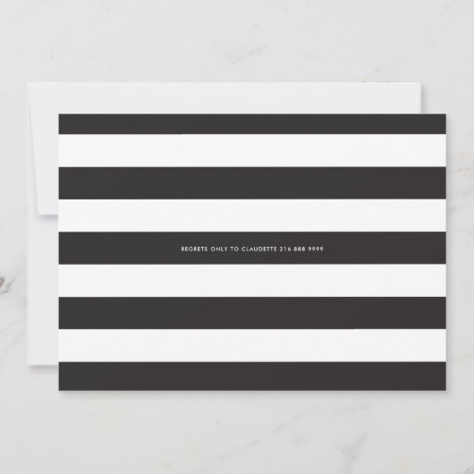 Invitation Juste marié | Fête de mariage (Dos)