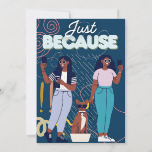 Invitation Juste parce que