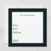 Invitation juste parce que peace party ajoute des information (Dos)