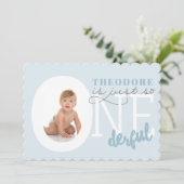 Invitation Juste pour ONEderful (Debout devant)