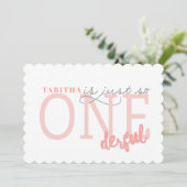 Invitation Juste pour ONEderful (Debout devant)