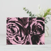 Invitation Juste quelques Roses (Debout devant)