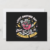 Invitation Juste un autre jour plus proche des vacances d'été (Devant)