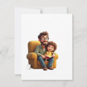 Invitation Juste un père qui soutient toujours (Dos)