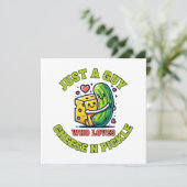 Invitation Juste un type qui aime les pickles (Debout devant)