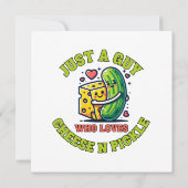 Invitation Juste un type qui aime les pickles (Dos)