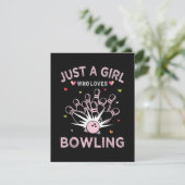 Invitation Juste Une Fille Qui Aime Le Bowling (Debout devant)