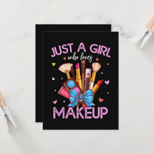 Invitation Juste Une Fille Qui Aime Le Maquillage