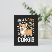 Invitation Juste Une Fille Qui Aime Les Corgis (Debout devant)