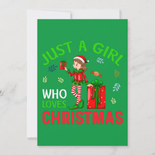 INVITATION "JUSTE UNE FILLE QUI AIME NOËL"