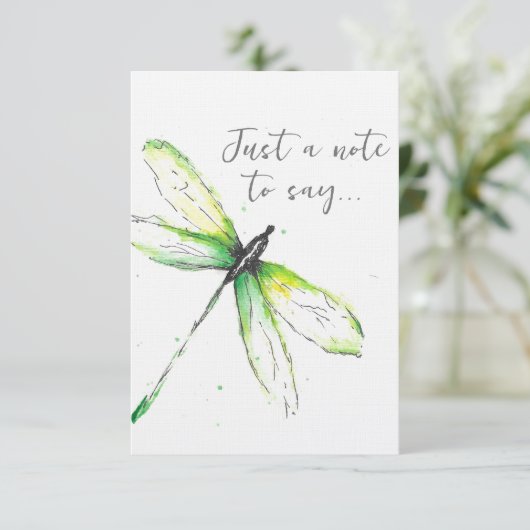 Invitation Juste une note à dire... (Debout devant)