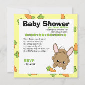 Invitation Juste une pointe de carotte (Devant)