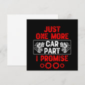 Invitation Juste Une Promesse De Plus De Voiture Partie I (Devant / Derrière)