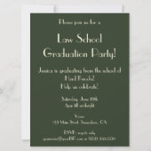 Invitation Justice par Raphael Sanzio, Faculté de droit (Dos)