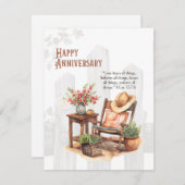 Invitation JW Anniversary Card Love is... (Devant / Derrière)