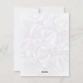 Invitation Kaart (Achterkant)