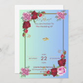 Invitation Kaart (Voorkant / Achterkant)