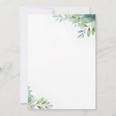 Invitation Kaart (Achterkant)