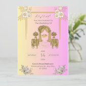 Invitation Kaart (Staand voorkant)