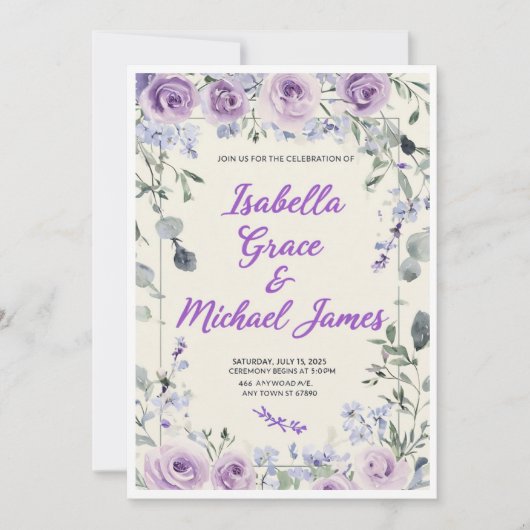 Invitation Kaart (Voorkant)