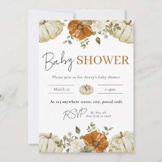 Invitation Kaart (Voorkant)