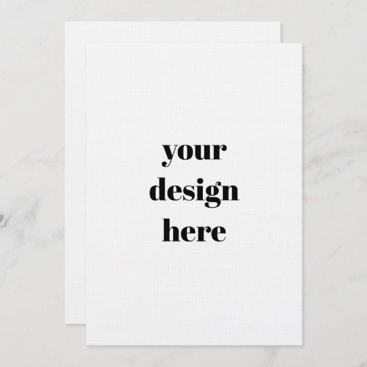 Invitation Kaart (Voorkant / Achterkant)