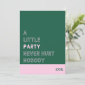 Invitation Kaart (Staand voorkant)