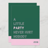 Invitation Kaart (Voorkant / Achterkant)