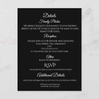 Invitation Kaart
