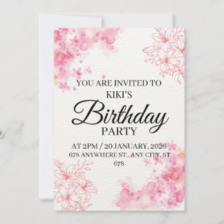Invitation Kaart