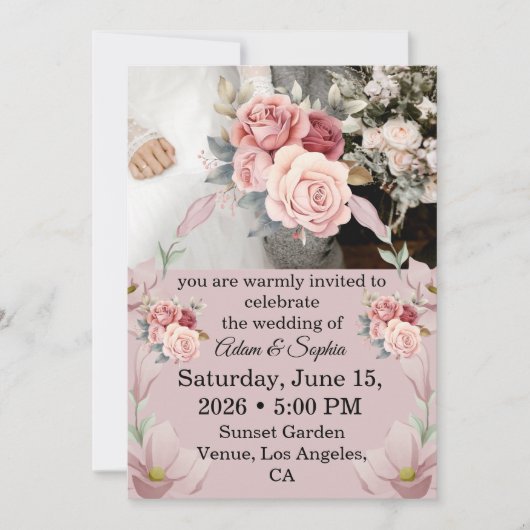 Invitation Kaart (Voorkant)