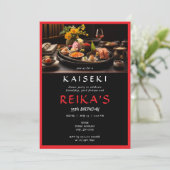 Invitation Kaiseki Chef privé Jalon japonais Anniversaire (Debout devant)