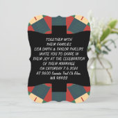 Invitation Kaléidoscope mandalaïque (Debout devant)