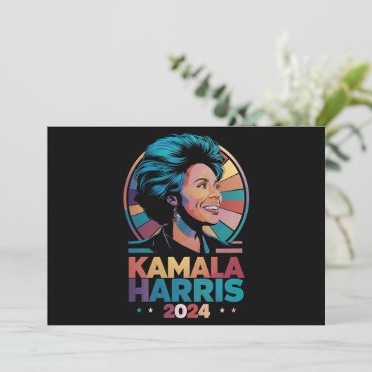 Invitation Kamala Harris 2024 Vote Président Kamala Election (Debout devant)
