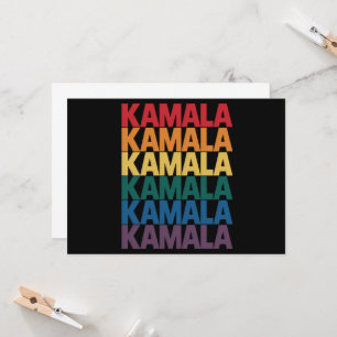 Invitation Kamala Harris LGBTQ Gay pride Lesbian Fun Cadeau