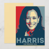 Invitation Kamala Harris pour le président 2024 - Hope (Devant / Derrière)