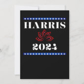 Invitation Kamala Lotus Harris pour POTUS (Devant)