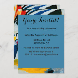 Invitation Kandinski Impression III Concert Peinture Abstrait